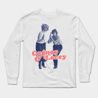 Cagney & Lacey // Retro 80s FanArt Long Sleeve T-Shirt